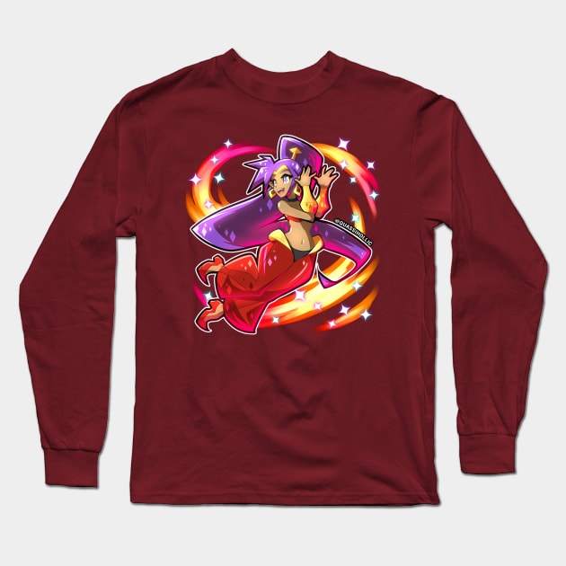 Shantae Long Sleeve T-Shirt by QuasQuas